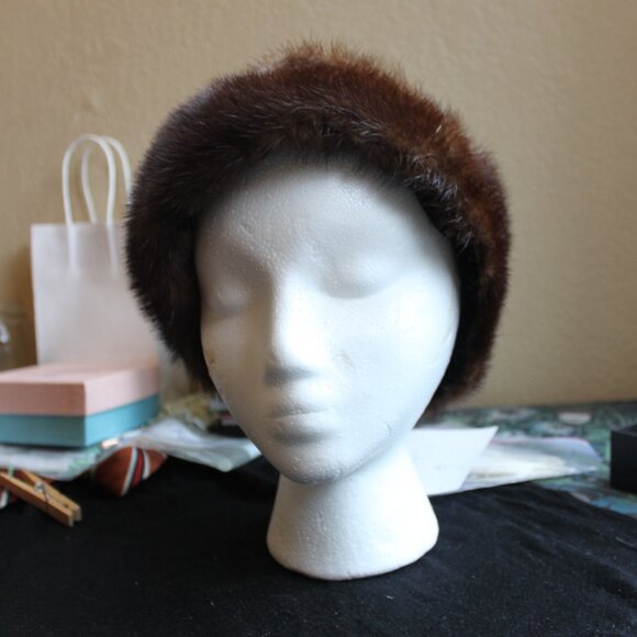 Christa Furs VINTAGE 80's RANCH BROWN GENUINE REAL FULL LENGTH MINK FUR COAT XL - Picture 3 of 12